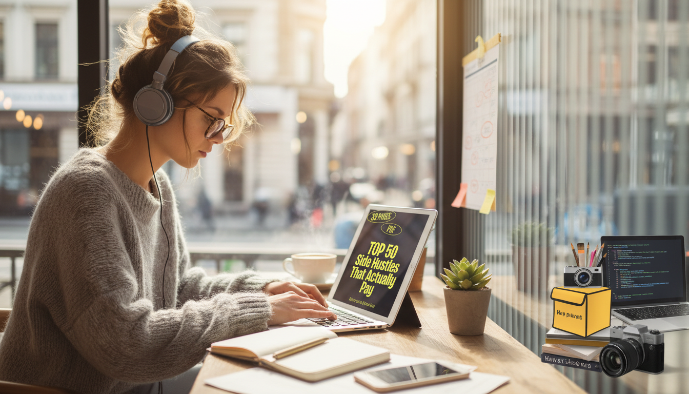 50 Side Hustles That Actually Pay: Gig Work to Passive
