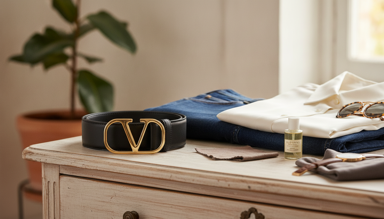 Valentino Garavani VLogo Leather Belt: Fit, Style, Care
