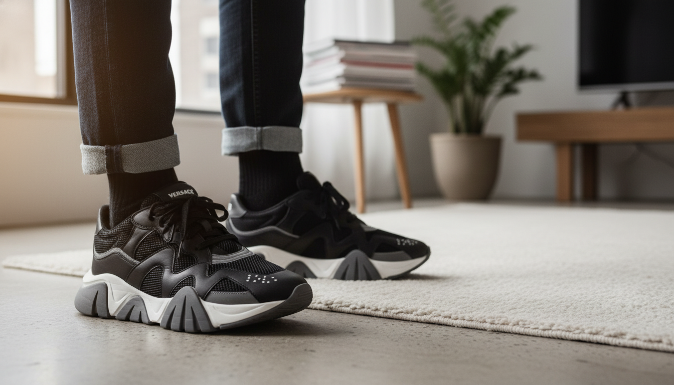 Versace Squalo Black Sneakers: Fit, Style & Care Guide